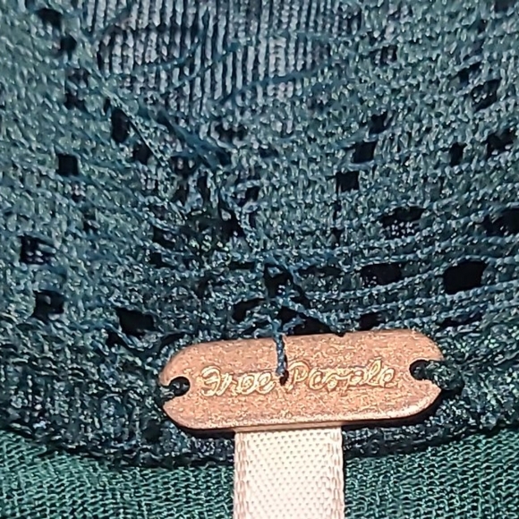 Free People  Make It Count Mini Swing Dress Tunic In Jade Combo. S - Picture 9 of 16